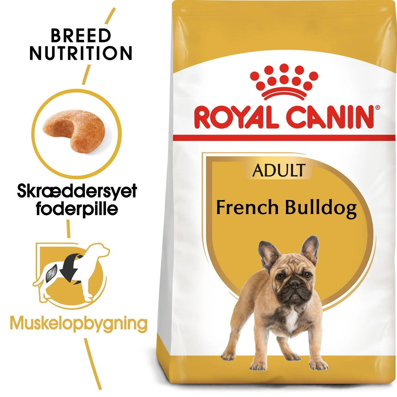Royal Canin French Bulldog Adult 3 kg - tørfoder til voksne hunde